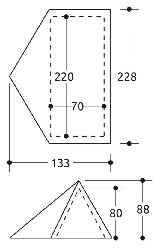 CAMP Minima 1 Evo Tenda Da Trekking 5 CAMP Minima 1 Evo Tenda Da Trekking - immagine 5
