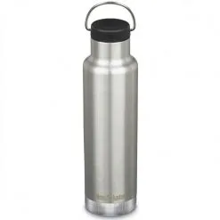 Klean Kanteen 592 Ml Kanteen Classic VI Con Loop Cap Borraccia Termica -Trekking e campeggio klean kanteen classic592 brushed steel
