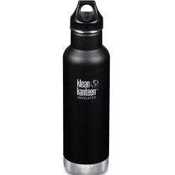 Klean Kanteen Classic Vacuum Insulated Loop Cap 592 Ml Borraccia Acciaio Inossidabile -Trekking e campeggio klean kanteen insulated shale black 1