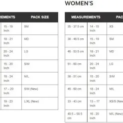 Osprey Exos 38 Zaino Trekking 13 Osprey Exos 38 Zaino Trekking -Trekking e campeggio size chart duro6 6